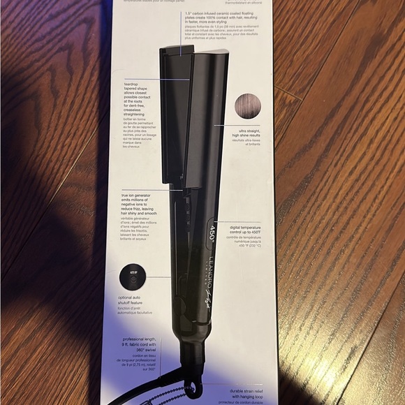 BABYLISS LEANDRO LIMITED EDITION ROOT REACHER BRAND NEW IN BOX NEVER USED - Picture 3 of 4